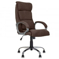Кресло руководителя DELTA TILT CHR68 SORO28 коричневый