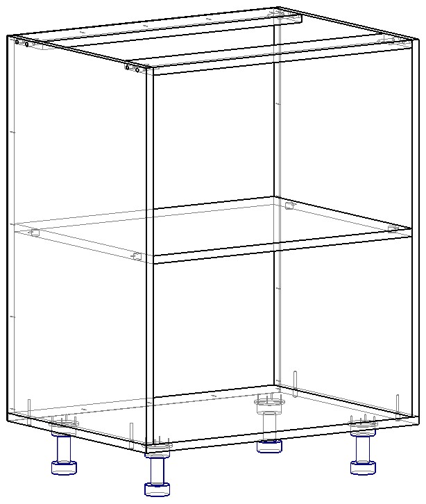 Модуль нижний БАЗА НШ-650 О-870 Кашемир