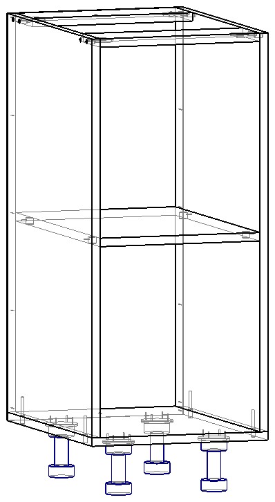Модуль нижний БАЗА НШ-350 О-870 Кашемир