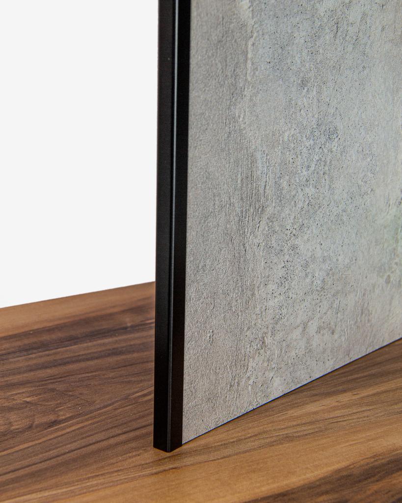 Планка для мебельного щита, торцевая, 600х10х9 мм, черный (МЩ торц 600 черный) Планка для мебельного щита, торцевая, 600х10х9 мм, черный (МЩ торц 600 черный)