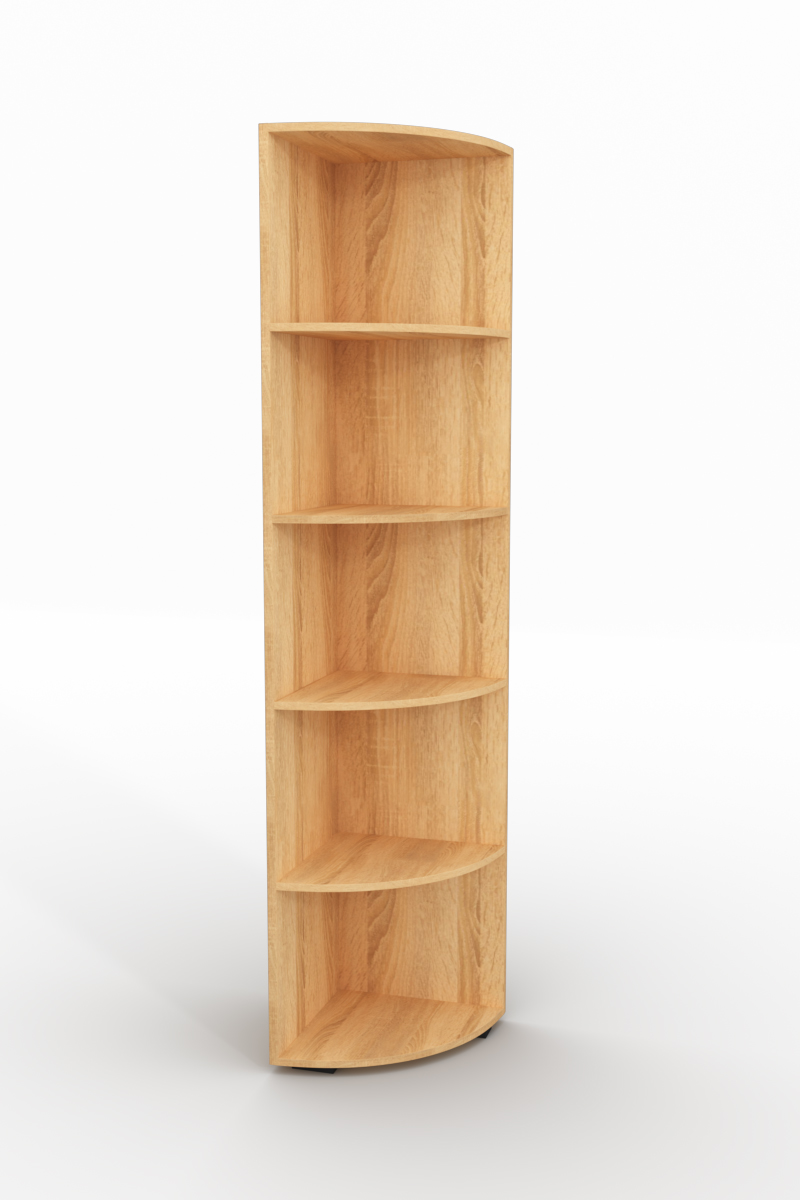 Угловой стеллаж ДЖЕССИКА Ш400 В1866 Г400 мм Дуб Сонома