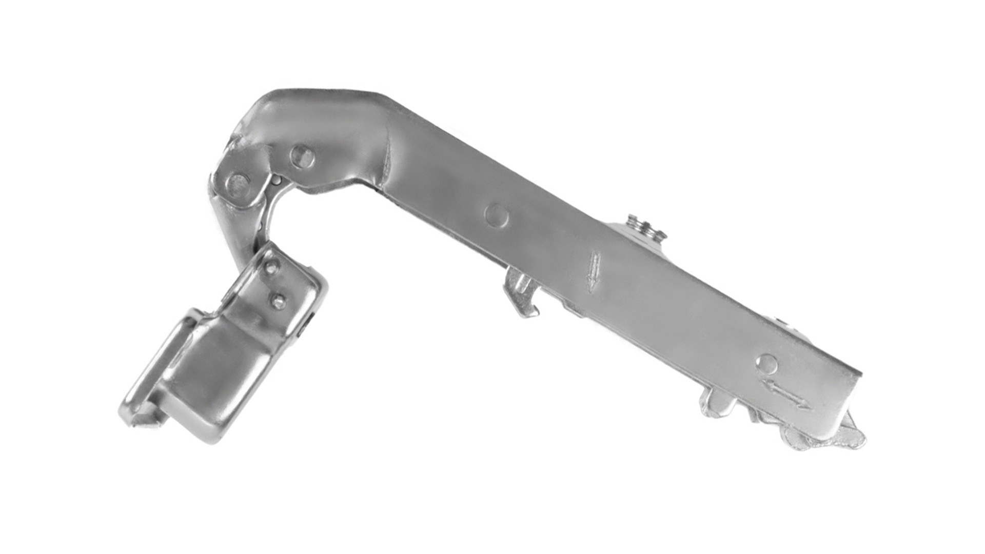 Мебельная петля без пружины и ответной планки EVO PUSH LINE 90 S H99002