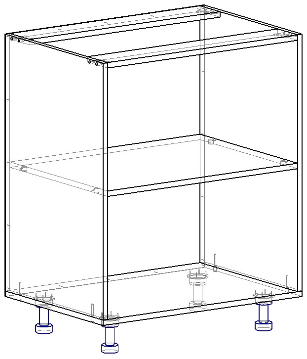 Модуль нижний БАЗА НШ-700 О-870 Кашемир