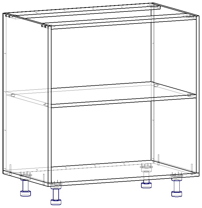 Модуль нижний БАЗА НШ-800 О-870 Кашемир
