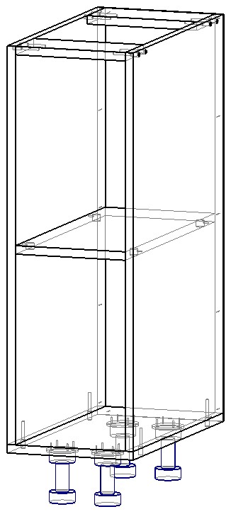 Модуль нижний БАЗА НШ-250 О-870 Кашемир