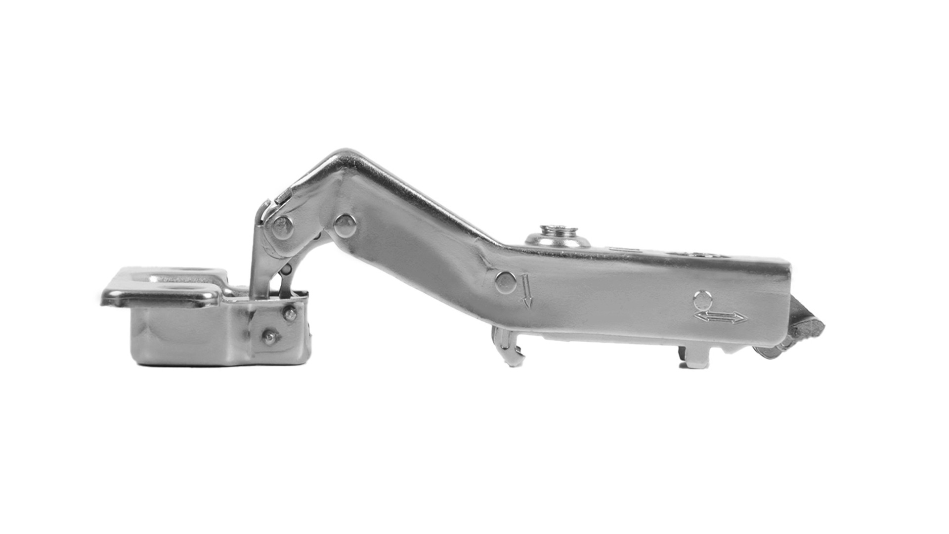 Мебельная петля без пружины и ответной планки EVO PUSH LINE 45 S H945C02