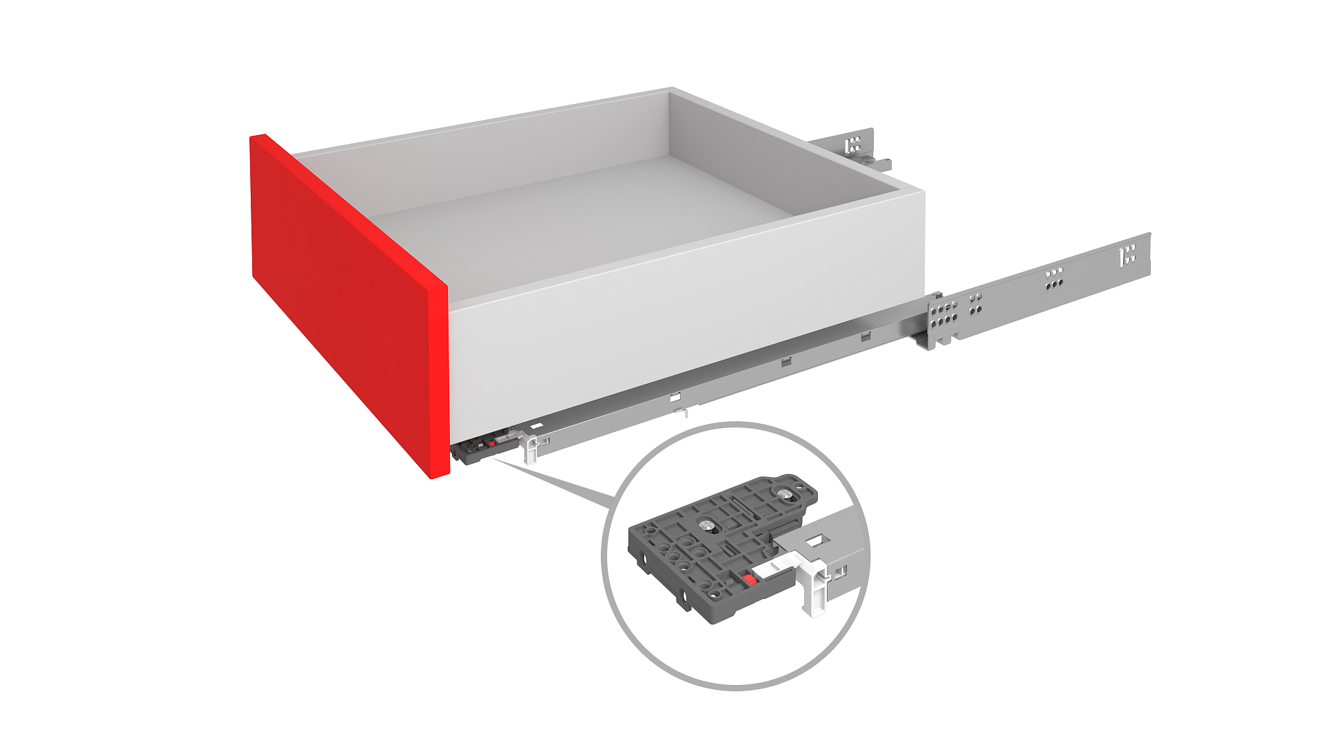 Направляющие скрытого монтажа B-Slide DB8781Zn/250